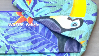 Toalla de playa personalizada, suave, duradera y sin arena.