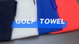 Logotipo personalizado de toalla de golf de microfibra de calidad