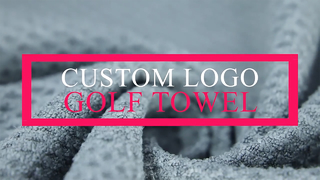 Toalla de golf estampada súper absorbente