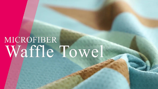 La mejor calidad de gofre de microfibra de toalla de golf