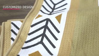 Toalla de playa a prueba de arena Impresión digital personalizada