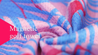 Toalla de golf tipo gofre de secado rápido
